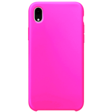 Чохол Apple Silicone Case для iPhone XR Barbie Pink