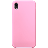 Чехол Apple Silicone Case для iPhone XR Светло-розовый