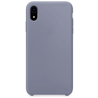 Чехол Apple Silicone Case для iPhone XR Лаванда Серый