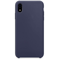 Чехол Apple Silicone Case для iPhone XR Полуночный Синий