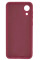 Силиконовый чехол для Samsung A03 Silicone Case Full Marsala