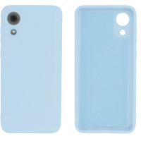 Силиконовый чехол для Samsung A03 Silicone Case Full Sky Blue