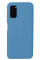 Силиконовый чехол для Samsung A03s Silicone Case Full Azure