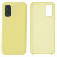 Силиконовый чехол для Samsung A03s Silicone Case Full Lemonade