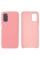 Силиконовый чехол для Samsung A03s Silicone Case Full Light Pink