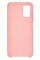 Силиконовый чехол для Samsung A03s Silicone Case Full Light Pink