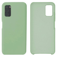 Силиконовый чехол для Samsung A03s Silicone Case Full Mint