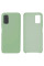 Силиконовый чехол для Samsung A03s Silicone Case Full Mint
