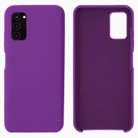 Силіконовий чохол для Samsung A03s Silicone Case Full Purple