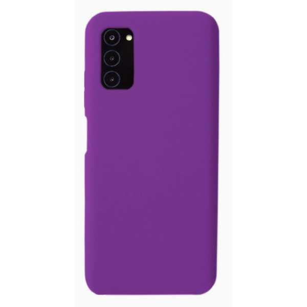 Силіконовий чохол для Samsung A03s Silicone Case Full Purple