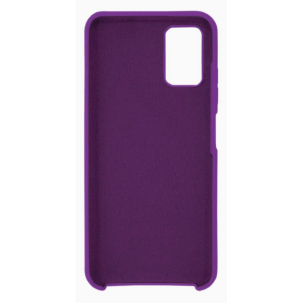 Силіконовий чохол для Samsung A03s Silicone Case Full Purple