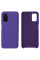 Силиконовый чехол для Samsung A03s Silicone Case Full Ultraviolet