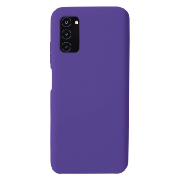 Силиконовый чехол для Samsung A03s Silicone Case Full Ultraviolet