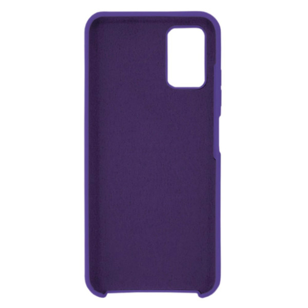 Силиконовый чехол для Samsung A03s Silicone Case Full Ultraviolet
