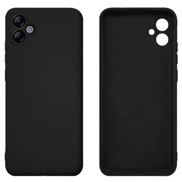 Силіконовий чохол для Samsung A04 Silicone Case Full Black