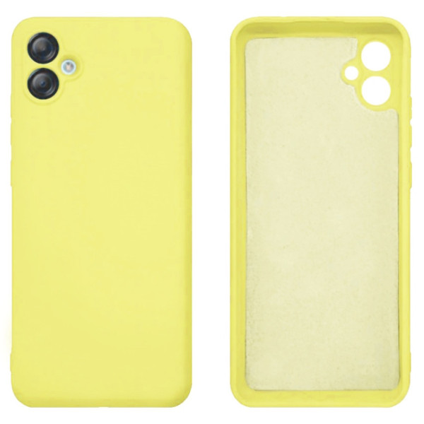 Силиконовый чехол для Samsung A04 Silicone Case Full Lemonade