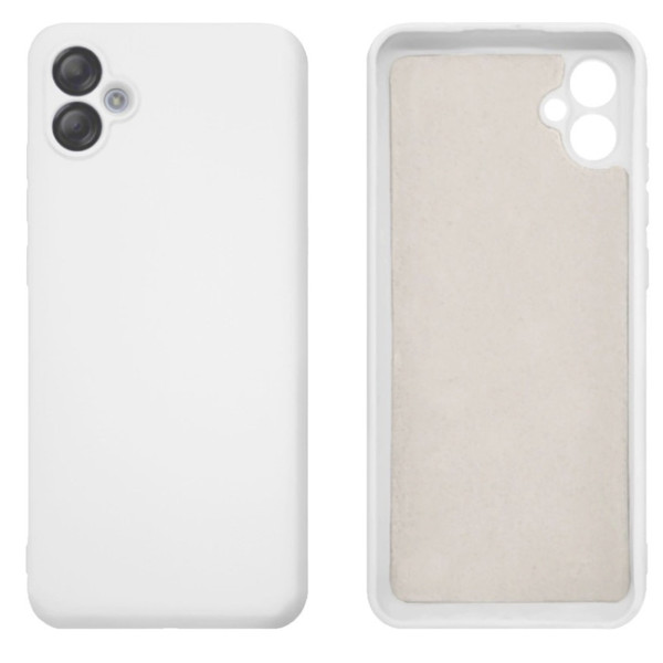 Силіконовий чохол для Samsung A04 Silicone Case Full White