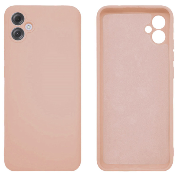 Силіконовий чохол для Samsung A04e Silicone Case Full Pink Sand