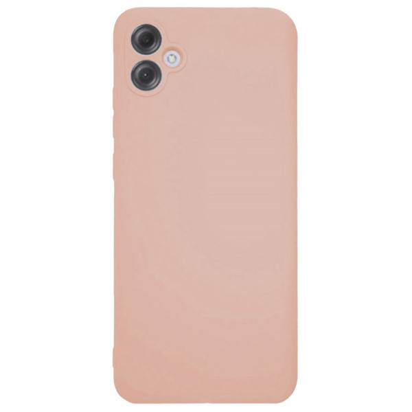 Силіконовий чохол для Samsung A04e Silicone Case Full Pink Sand