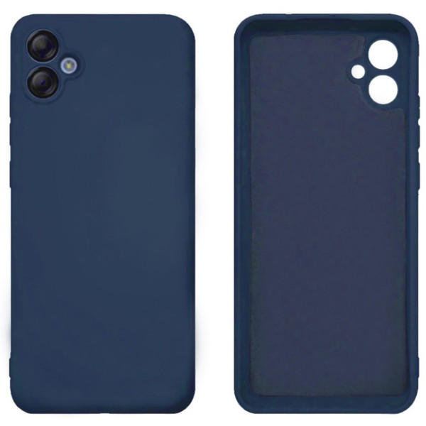 Силиконовый чехол для Samsung A05 Silicone Case Full Dark Blue
