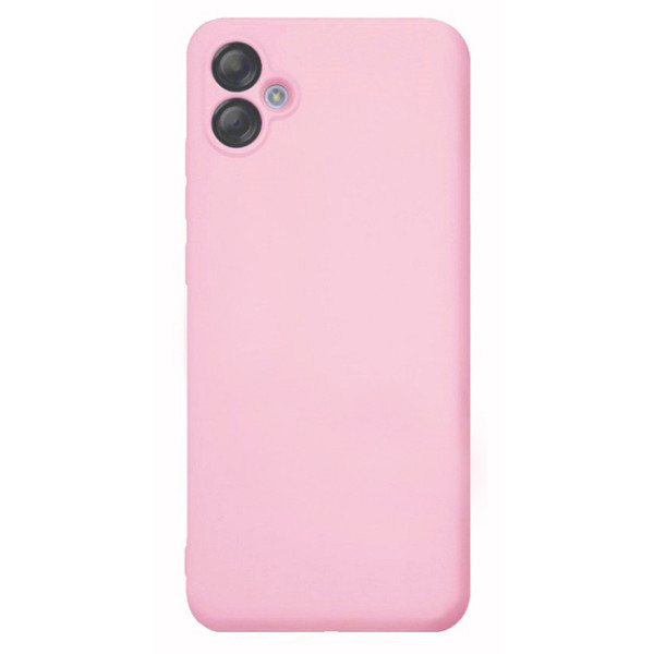 Силиконовый чехол для Samsung A05 Silicone Case Full Light Pink