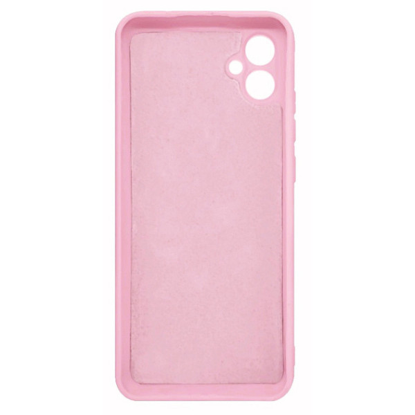 Силиконовый чехол для Samsung A05 Silicone Case Full Light Pink