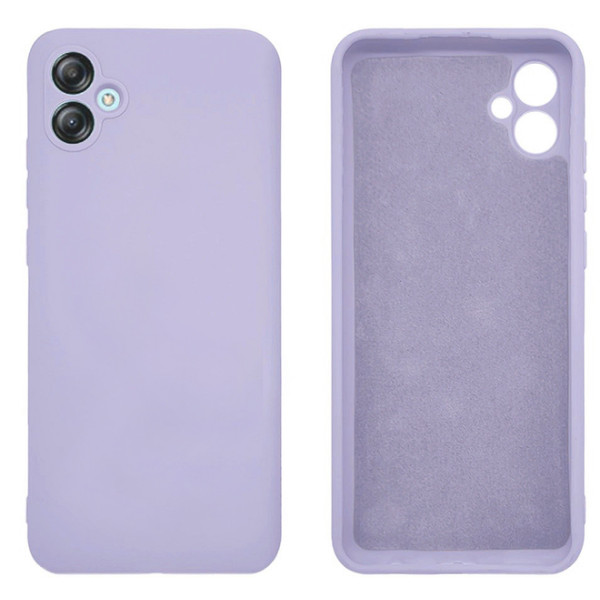 Силіконовий чохол для Samsung A05 Silicone Case Full Light Purple
