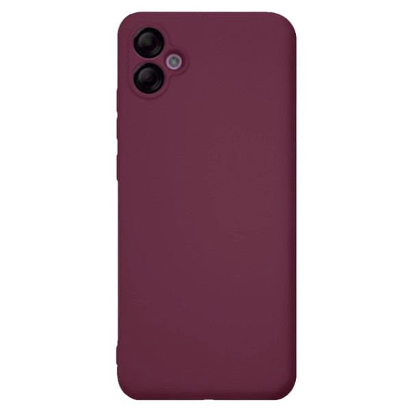 Силиконовый чехол для Samsung A05 Silicone Case Full Marsala