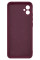 Силиконовый чехол для Samsung A05 Silicone Case Full Marsala