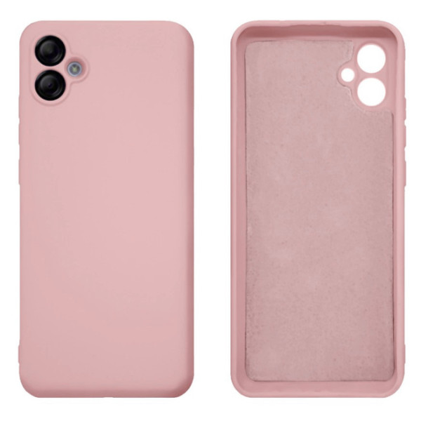 Силиконовый чехол для Samsung A05 Silicone Case Full Pink Sand