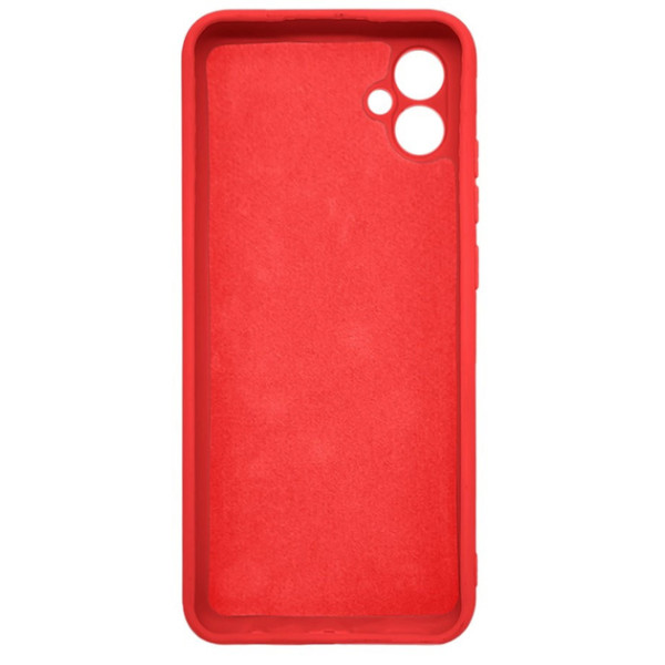 Силиконовый чехол для Samsung A05 Silicone Case Full Red