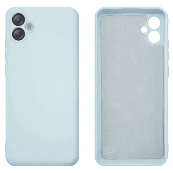Силиконовый чехол для Samsung A05 Silicone Case Full Sky Blue