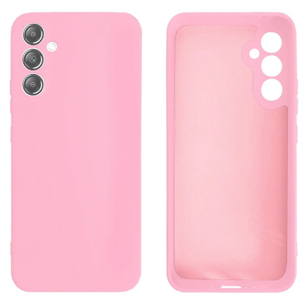 Силиконовый чехол для Samsung A05s Silicone Case Full Light Pink
