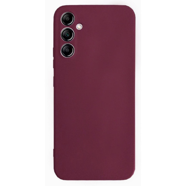 Силиконовый чехол для Samsung A05s Silicone Case Full Marsala