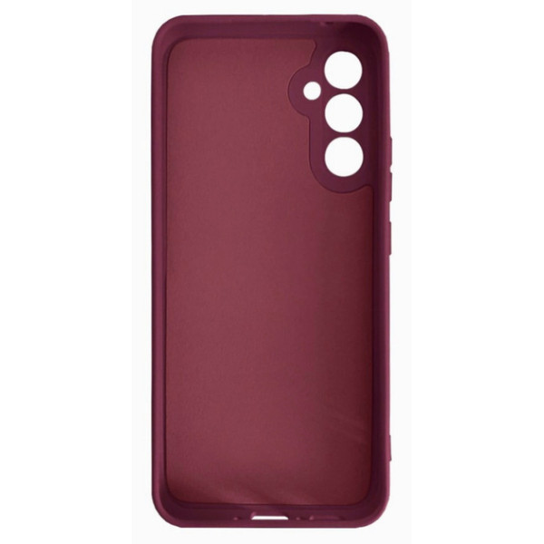 Силиконовый чехол для Samsung A05s Silicone Case Full Marsala
