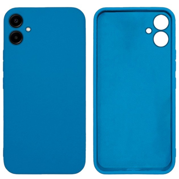 Силиконовый чехол для Samsung A06 Silicone Case Full Azure