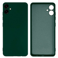 Силиконовый чехол для Samsung A06 Silicone Case Full Forest Green