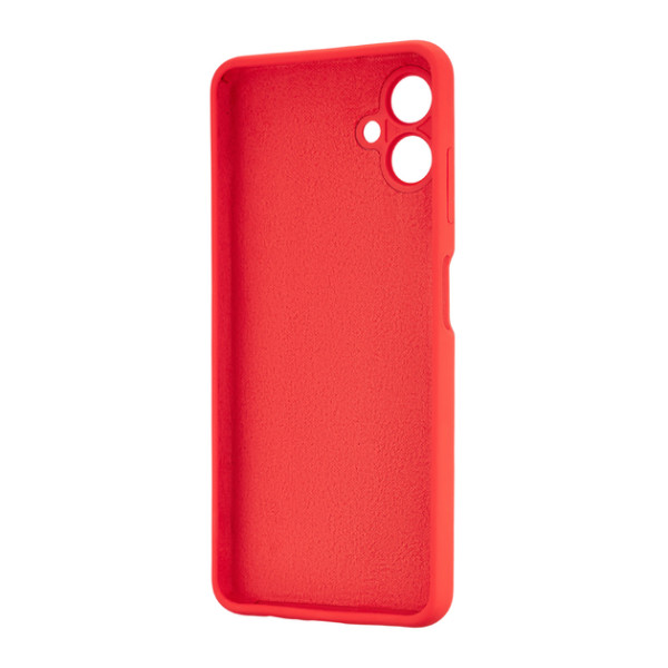 Силиконовый чехол для Samsung A06 Silicone Case Full Red