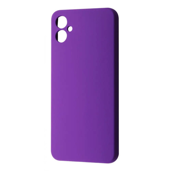 Силиконовый чехол для Samsung A06 Silicone Case Full Ultraviolet