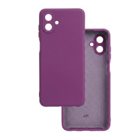 Силиконовый чехол для Samsung A07 (A075) Silicone Case Full Purple