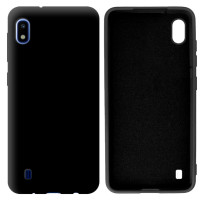 Силіконовий чохол для Samsung A10 Silicone Case Full Black