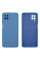 Силиконовый чехол для Samsung A12 Silicone Case Full Azure