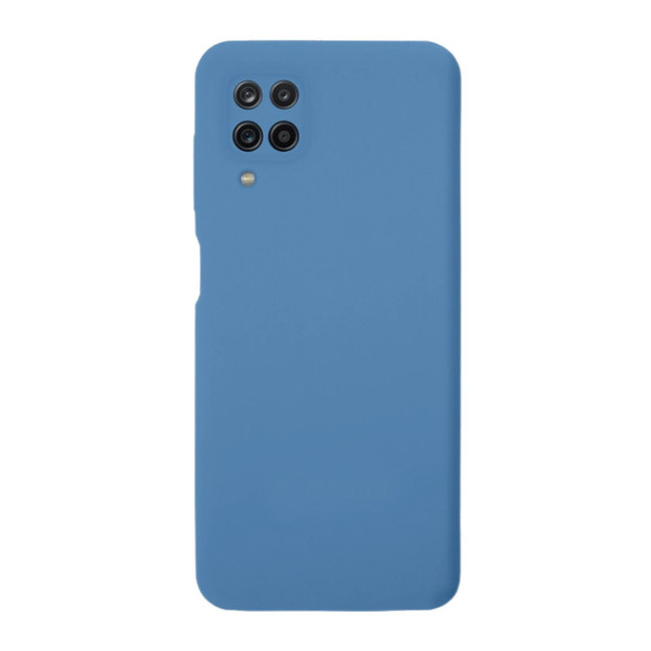 Силиконовый чехол для Samsung A12 Silicone Case Full Azure