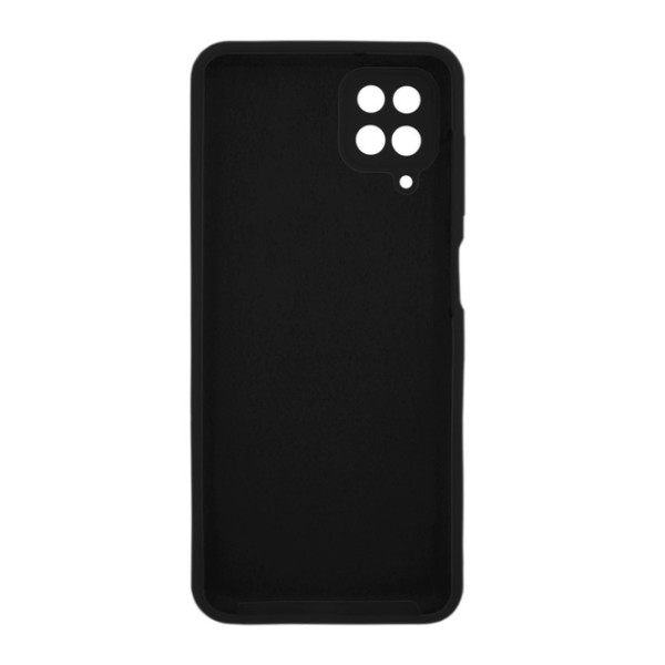 Силиконовый чехол для Samsung A12 Silicone Case Full Black