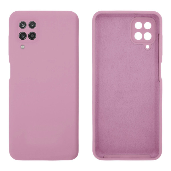 Силиконовый чехол для Samsung A12 Silicone Case Full Blueberry