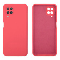 Силиконовый чехол для Samsung A12 Silicone Case Full Coral