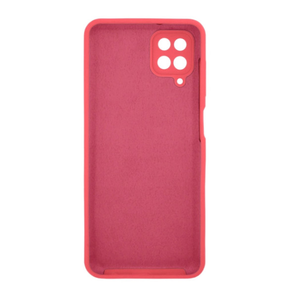 Силиконовый чехол для Samsung A12 Silicone Case Full Coral
