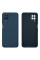 Силиконовый чехол для Samsung A12 Silicone Case Full Dark Blue