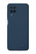 Силиконовый чехол для Samsung A12 Silicone Case Full Dark Blue