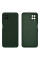 Силиконовый чехол для Samsung A12 Silicone Case Full Forest Green